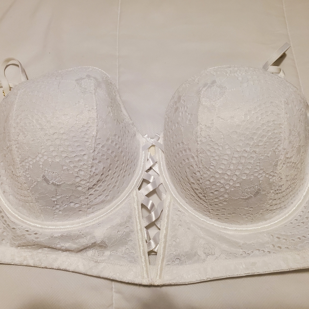 LANE BRYANT WHITE Convertible BRA